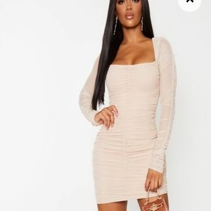 Nude Bodycon dress